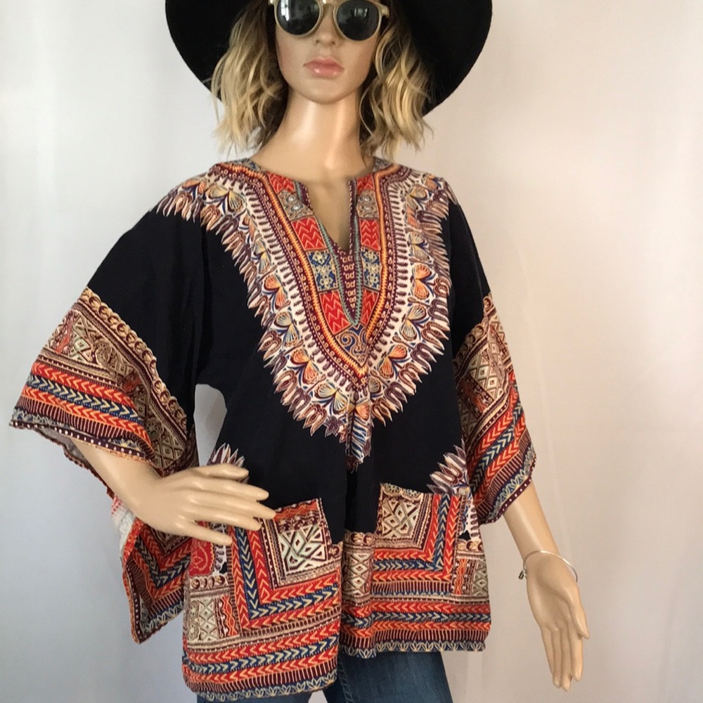 Vintage Cotton Dashiki size M